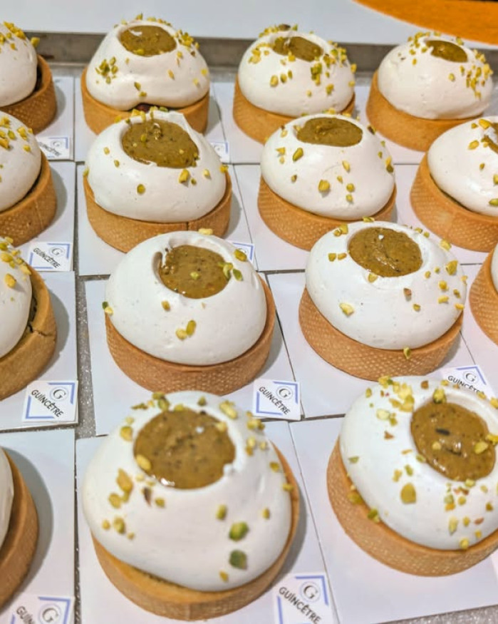 Tartelette framboises pistache