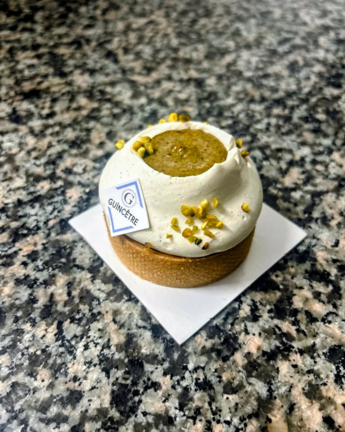 Tartelette framboises pistache