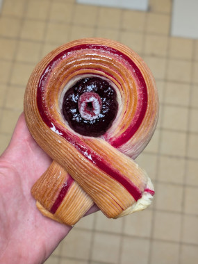 Noeud Rose - Viennoiserie du mois octobre