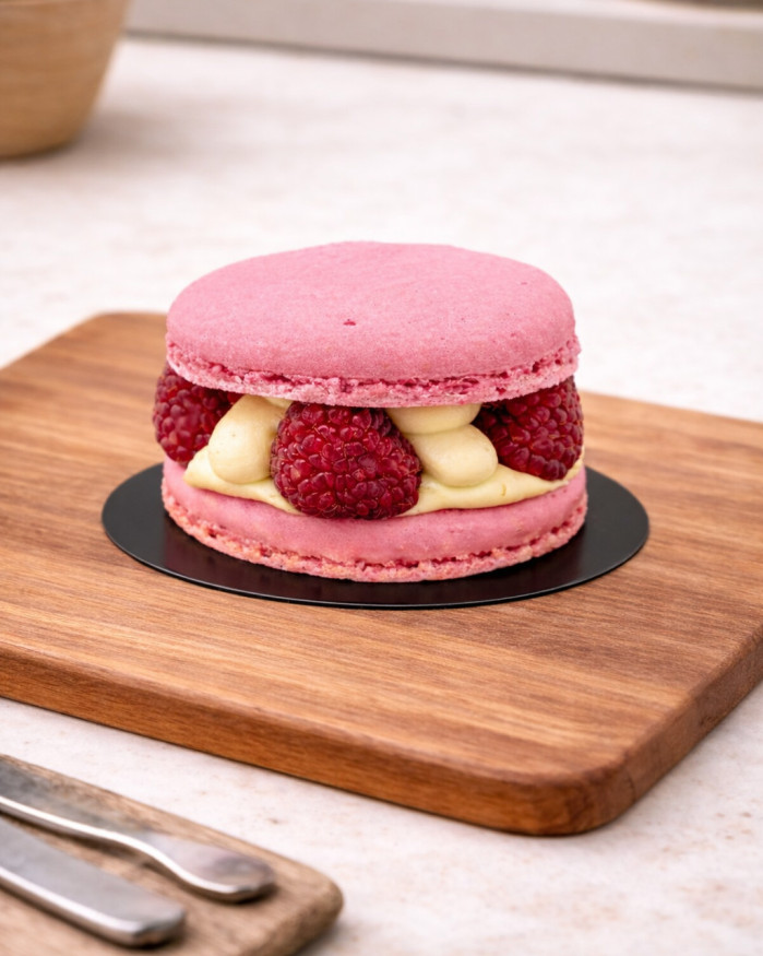 Macaron Framboise Pistache Indiv