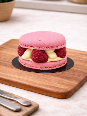 Macaron Framboise Pistache Indiv