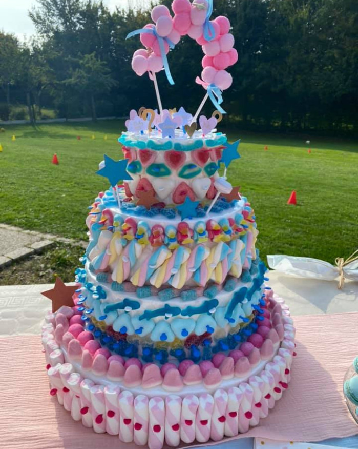Gâteau de bonbons XXL