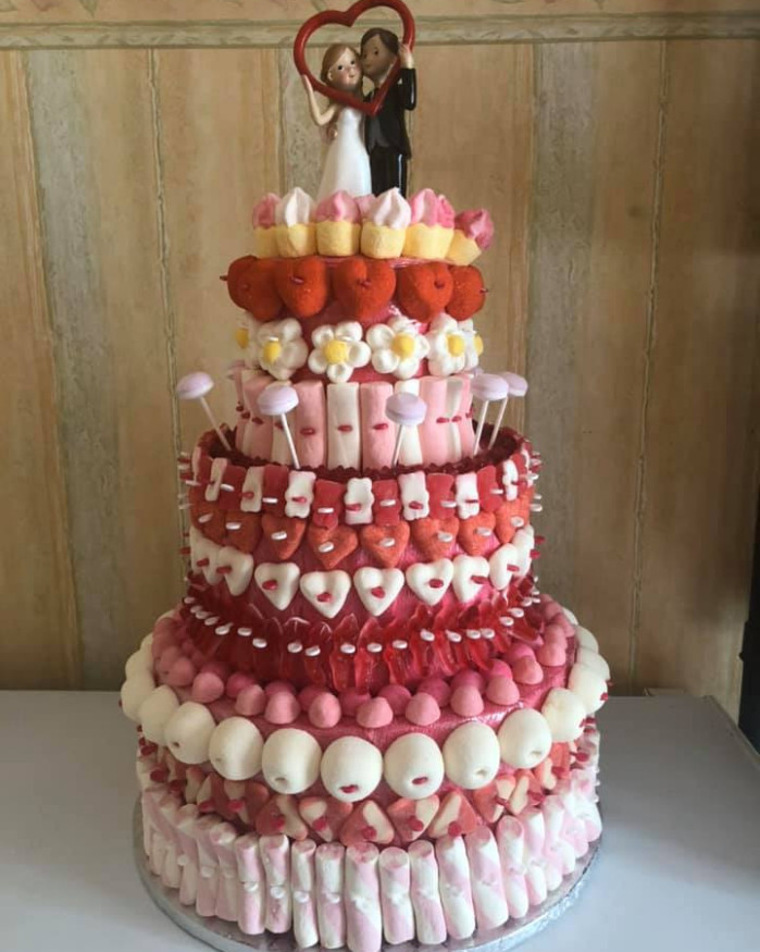 Gâteau de bonbons XXL