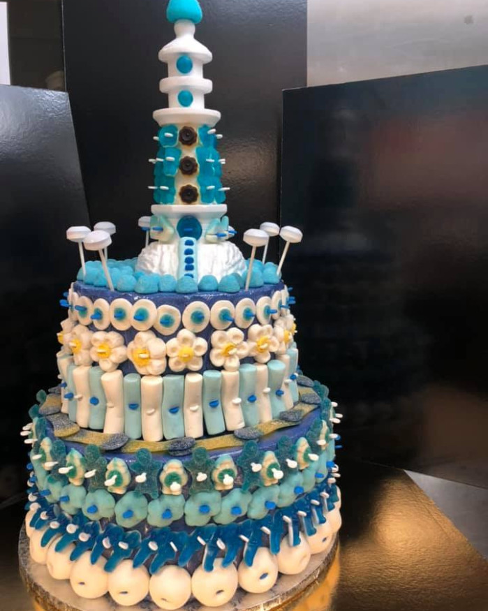 Gâteau de bonbons XXL