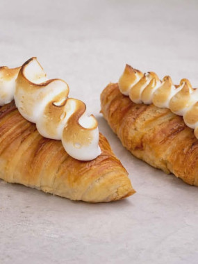 Croissant au citron - Viennoiserie du mois