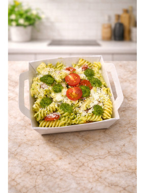 Pâte poulet pesto